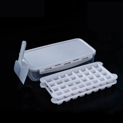 Household Silicone Ice Box With Lid Ice Cube Mold Refrigerator Ice Lattice Quick Freezer Random Color Delivery - DealBuddy