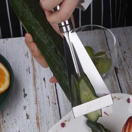 Household Stainless Steel Fruit Carving Knife Shaper Flower - shaped Vegetable Cutter - DealBuddy