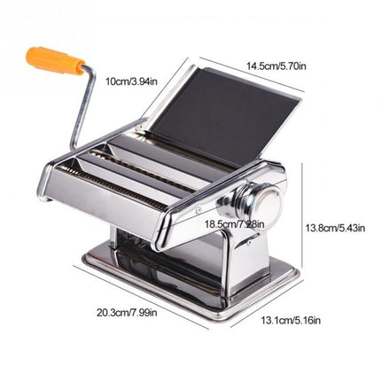 Household Stainless Steel Pasta Making Machine Manual Noodle Maker Spaghetti Hand Cutter - DealBuddy