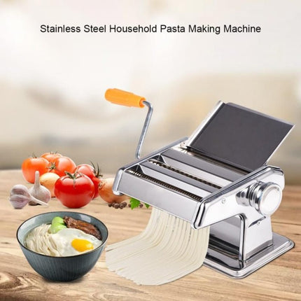 Household Stainless Steel Pasta Making Machine Manual Noodle Maker Spaghetti Hand Cutter - DealBuddy