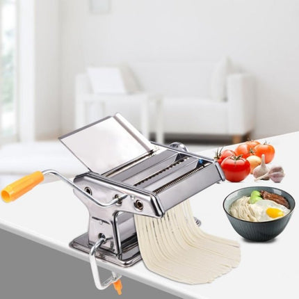 Household Stainless Steel Pasta Making Machine Manual Noodle Maker Spaghetti Hand Cutter - DealBuddy