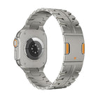 Iron Man Magnetic Titanium Metal Watch Band, For Apple Watch 46mm / 49mm / 45mm / 44mm - DealBuddy