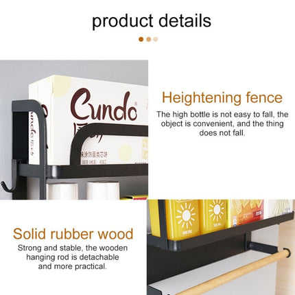 Kitchen Double Layers Magnetic Refrigerator Rack Storage Holder - DealBuddy