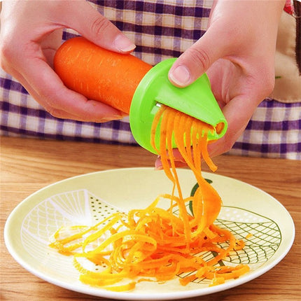 Kitchen Funnel Model Spiral Slicer Vegetable Shred Carrot Cutter - DealBuddy