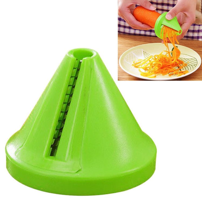 Kitchen Funnel Model Spiral Slicer Vegetable Shred Carrot Cutter - DealBuddy