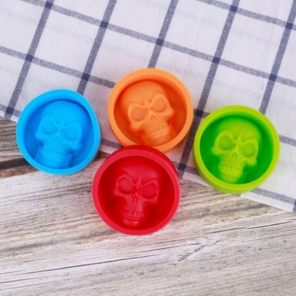 Kitchen Ice Box Food Grade Silicone Skull Ice Lattice Creative Whiskey Ice Ball Ice Mould - DealBuddy