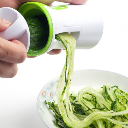 Kitchen Multi Function Spiral Funnel Rotating Cutting Grater Wiper - DealBuddy