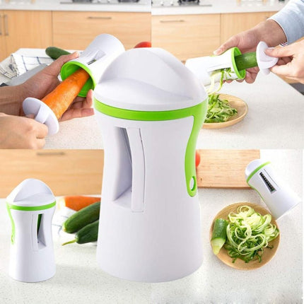 Kitchen Multi Function Spiral Funnel Rotating Cutting Grater Wiper - DealBuddy