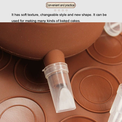 Kitchen Roast Large Size Silicone Pad + Framed Pot + Color Box Baking Macaron Mold Suit - DealBuddy