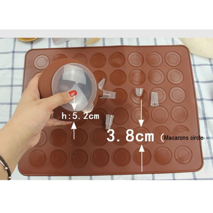 Kitchen Roast Large Size Silicone Pad + Framed Pot + Color Box Baking Macaron Mold Suit - DealBuddy
