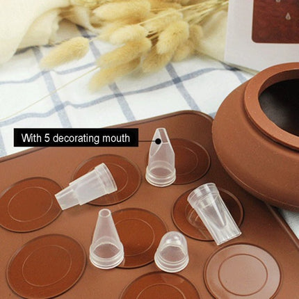 Kitchen Roast Large Size Silicone Pad + Framed Pot + Color Box Baking Macaron Mold Suit - DealBuddy