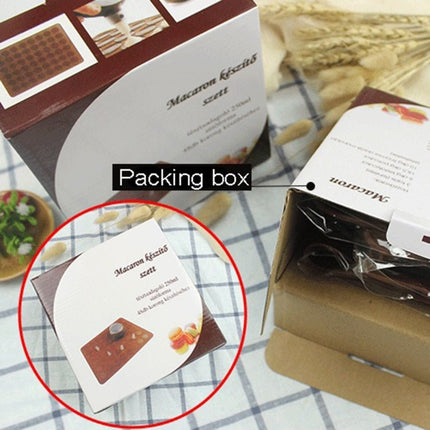 Kitchen Roast Large Size Silicone Pad + Framed Pot + Color Box Baking Macaron Mold Suit - DealBuddy