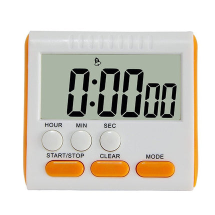 Kitchen Timer 24 Hours Digital Alarm Clock LCD Screen Magnetic Backing for Cooking Baking - DealBuddy