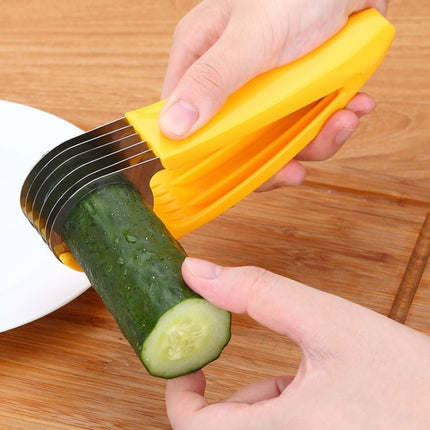 Kitchen Tool Banana Slicer Cutter Chopper for Fruit Salad - DealBuddy