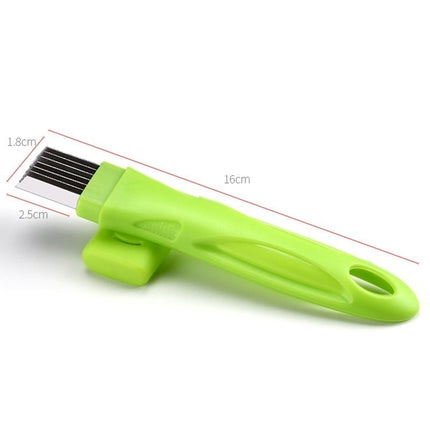 Kitchen Tool Manual Stainless Steel Filate Circle Shape Green Onion Slicer - DealBuddy