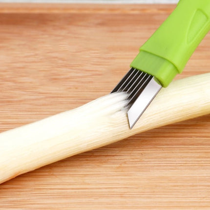 Kitchen Tool Manual Stainless Steel Filate Circle Shape Green Onion Slicer - DealBuddy