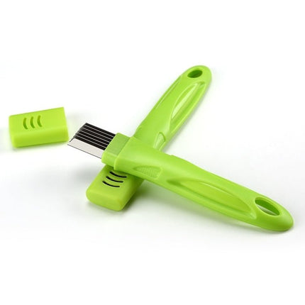 Kitchen Tool Manual Stainless Steel Filate Circle Shape Green Onion Slicer - DealBuddy