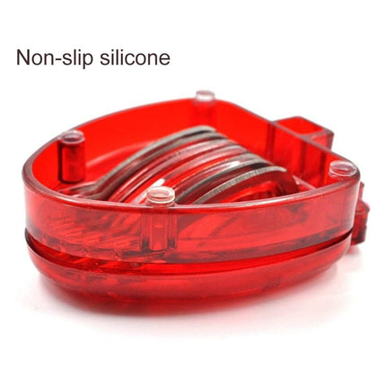 Kitchen Tool Plastic Strawberry Slicer Fruit Knife with Stainless Steel Blade - DealBuddy