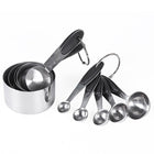 kn650 10 in 1 Black Stainless Steel Measuring Spoon Cake Mold Baking Tool Set - DealBuddy