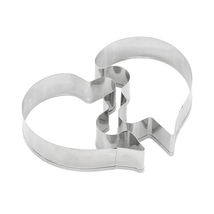 Left Heart+Right Heart Love Puzzle Biscuit Mold - DealBuddy