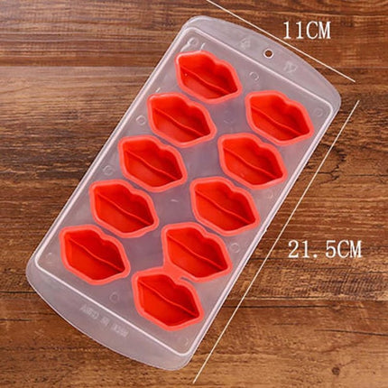 Lips Shaped Silicon Ice Cube Tray / Ice Mold - DealBuddy
