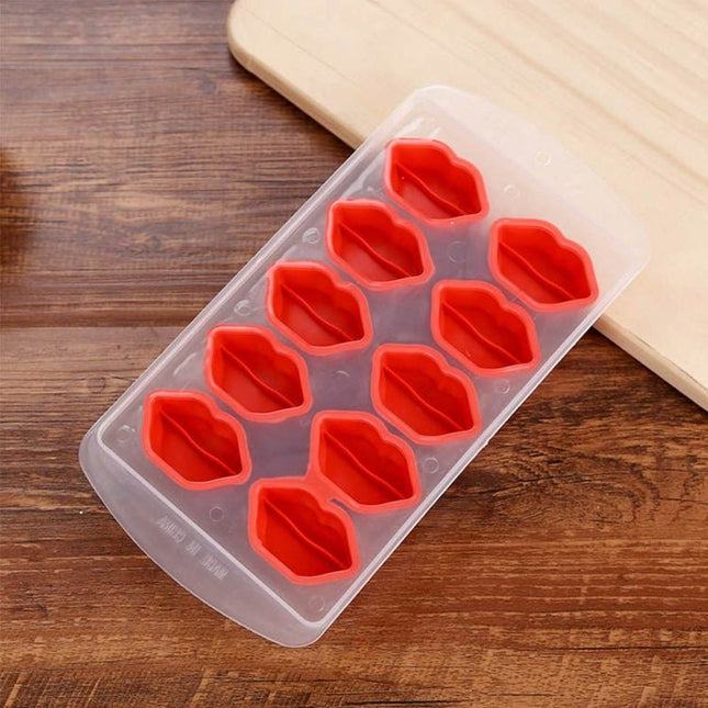 Lips Shaped Silicon Ice Cube Tray / Ice Mold - DealBuddy