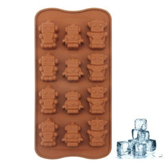 Lovely Robot Shape 12 - Grid Ice Cube Tray - DealBuddy