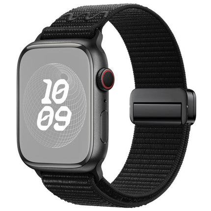 Magnetic Buckle Loop Nylon Watch Band, For Apple Watch 46mm / 49mm / 45mm / 44mm, For Apple Watch 42mm / 41mm / 40mm / 38mm - DealBuddy