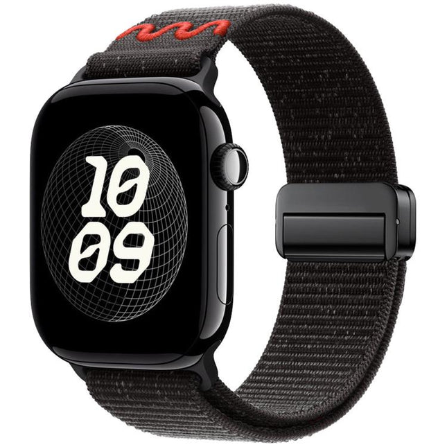 Magnetic Buckle Loop Nylon Watch Band, For Apple Watch 46mm / 49mm / 45mm / 44mm, For Apple Watch 42mm / 41mm / 40mm / 38mm - DealBuddy