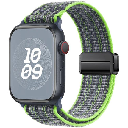 Magnetic Buckle Loop Nylon Watch Band, For Apple Watch 46mm / 49mm / 45mm / 44mm, For Apple Watch 42mm / 41mm / 40mm / 38mm - DealBuddy