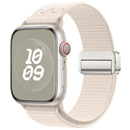 Magnetic Buckle Loop Nylon Watch Band, For Apple Watch 46mm / 49mm / 45mm / 44mm, For Apple Watch 42mm / 41mm / 40mm / 38mm - DealBuddy