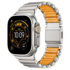 For Apple Watch 46mm / 49mm / 45mm / 44mm / Titanium Orange