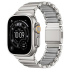 Magnetic Buckle Single - Bead Silicone Stainless Steel Watch Band, For Apple Watch 46mm / 49mm / 45mm / 44mm - DealBuddy
