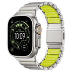 For Apple Watch 46mm / 49mm / 45mm / 44mm / Titanium Green