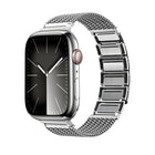 Magnetic Clasp Braided Chain Stainless Steel Watch Band, For Apple Watch SE 2023 44mm, For Apple Watch SE 2023 40mm, For Apple Watch Ultra 2 49mm, For Apple Watch Series 9 45mm, For Apple Watch Series 9 41mm, For Apple Watch Ultra 49mm                 ... - DealBuddy