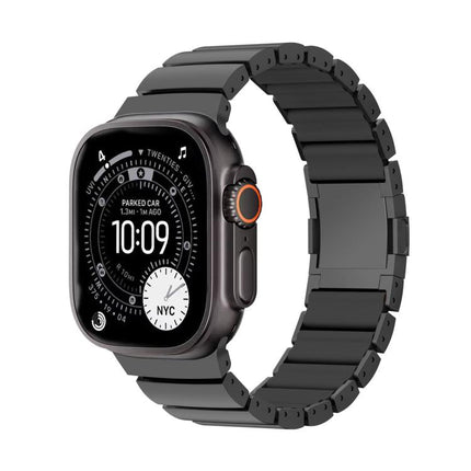 Magnetic Clasp One Beads Silicone Titanium Alloy Watch Band, For Apple Watch 46mm / 49mm / 45mm / 44mm, For Apple Watch 42mm / 41mm / 40mm / 38mm - DealBuddy