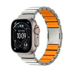 For Apple Watch 46mm / 49mm / 45mm / 44mm / Titanium Orange