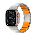 Magnetic Clasp One Beads Silicone Titanium Alloy Watch Band, For Apple Watch 46mm / 49mm / 45mm / 44mm, For Apple Watch 42mm / 41mm / 40mm / 38mm - DealBuddy