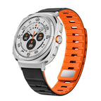 Black Orange+Silver