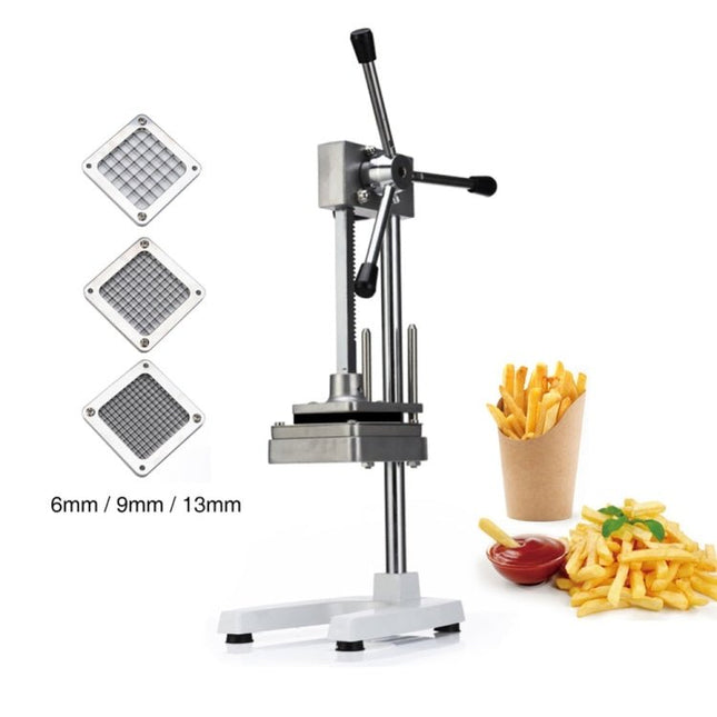 Manual Cut French Fries Machine Potato Cutter Chips Blades Fruit Vegetable Making Machine - DealBuddy