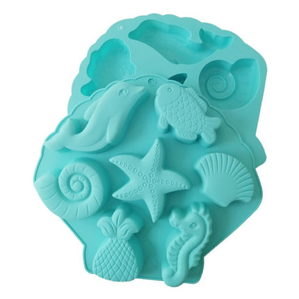 Marine Fish Series Shape Food Grade Silicone Cake Mold Plaster Painting Mold - DealBuddy