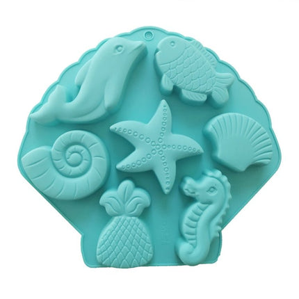 Marine Fish Series Shape Food Grade Silicone Cake Mold Plaster Painting Mold - DealBuddy