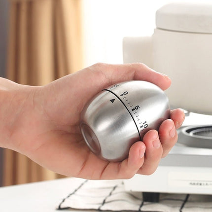 Mechanical Egg Kitchen Cooking Timer Alarm 60 Minutes Stainless Steel Kitchen Tools - DealBuddy