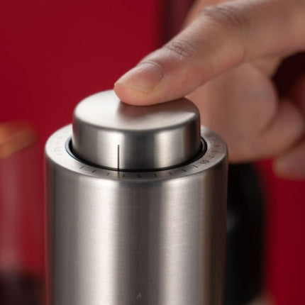 Metal Dust - Proof Sealed Vacuum Wine Bottle Cap Stopper - DealBuddy