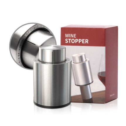 Metal Dust - Proof Sealed Vacuum Wine Bottle Cap Stopper - DealBuddy