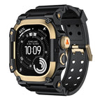 For Apple Watch Ultra 3 / Ultra 2 / Ultra 1 49mm / Gold Black