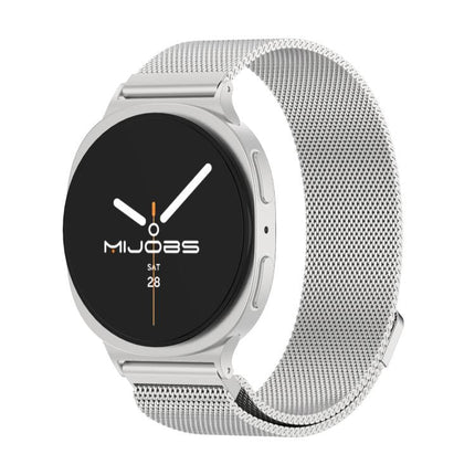 MIJOBS Milan Magnetic Metal Watch Band, For Samsung Galaxy Watch8 / Watch8 Classic - DealBuddy