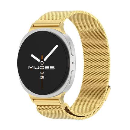 MIJOBS Milan Magnetic Metal Watch Band, For Samsung Galaxy Watch8 / Watch8 Classic - DealBuddy