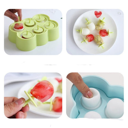 Mini DIY Creative Popsicle Mould Environmentally Friendly Silicone Ice Cube Ice Cream Mould - DealBuddy