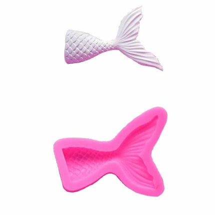 Mini Mermaid Tail Liquid Silicone Mold Fondant Baking Mold - DealBuddy